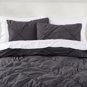 PBTeen Diamond Dream Duvet Cover Slate Grey Twin